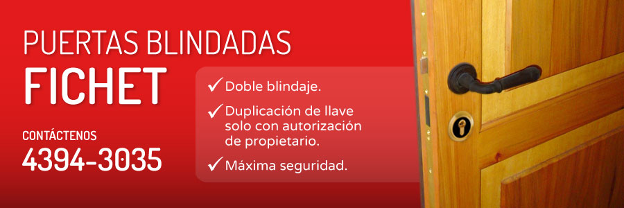 Puertas blindadas Fichet